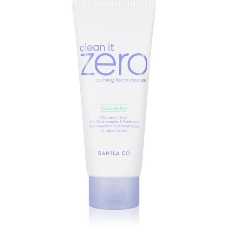 Banila Co. clean it zero calming krémes tisztító hab az érzékeny bőr megnyugtatásához és erősítéséhez 150 ml