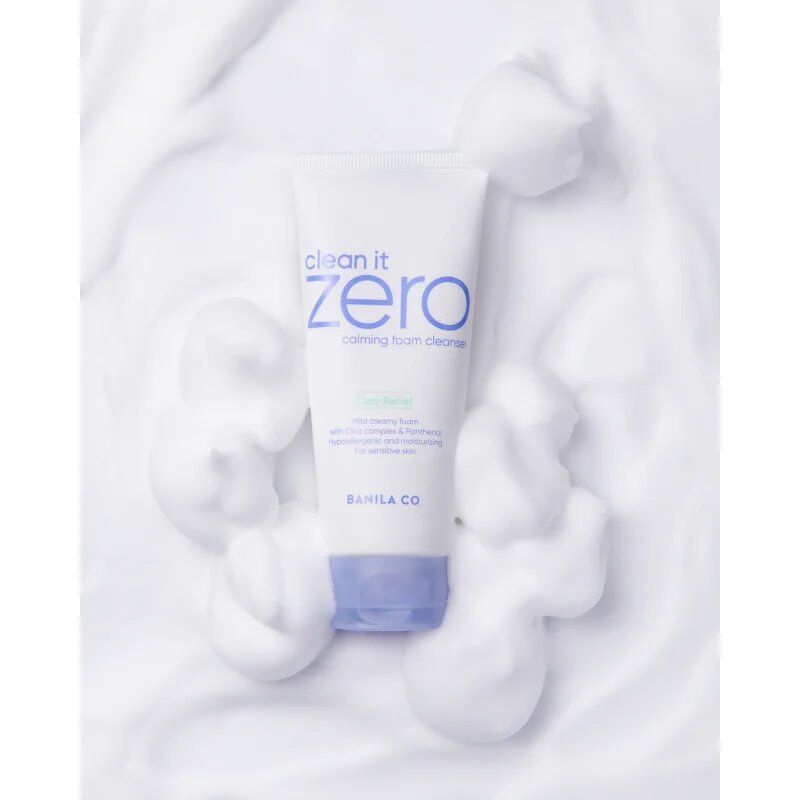 Banila Co. clean it zero calming krémes tisztító hab az érzékeny bőr megnyugtatásához és erősítéséhez 150 ml