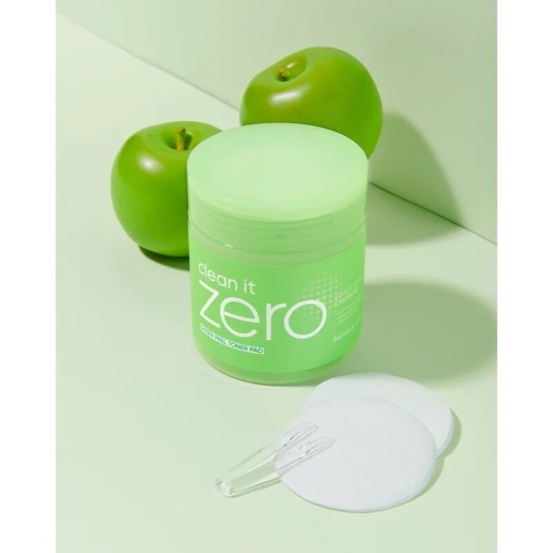 Banila Co. clean it zero Green Peel Toner Pad arctisztító peeling párnácskát zsíros és problémás bőrre 70 db