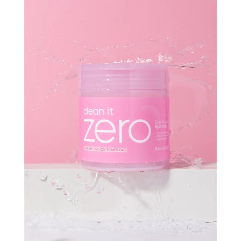 Banila Co. clean it zero Pink Hydration Toner Pad tonizáló párnák hidratáló hatással 70 db