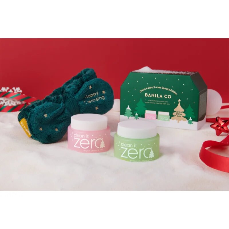 Banila Co. clean it zero X-Mas Special Edition Set karácsonyi ajándékszett a bőr tökéletes tisztításához