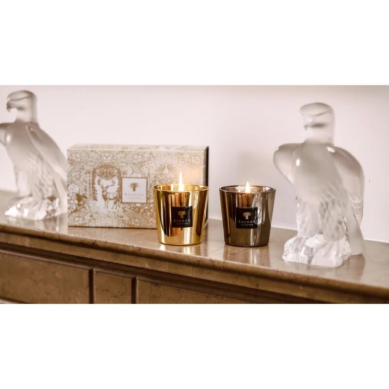 Baobab Collection Aurum & Platinum Les Exclusives Duo Candle Box ajándékszett
