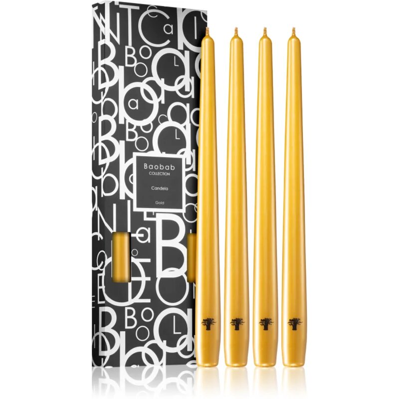 Baobab Collection Candela Gold gyertya 4 db