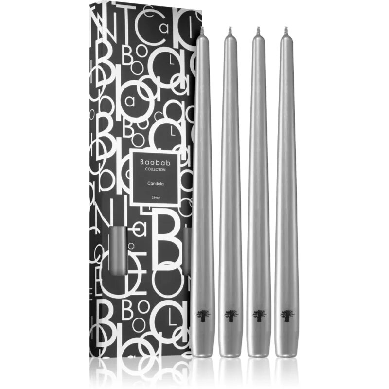 Baobab Collection Candela Silver gyertya 4 db