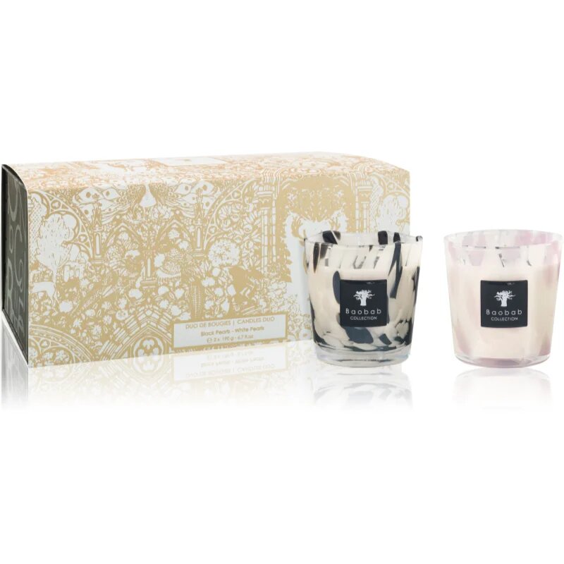 Baobab Collection Pearls Candle Duo ajándékszett
