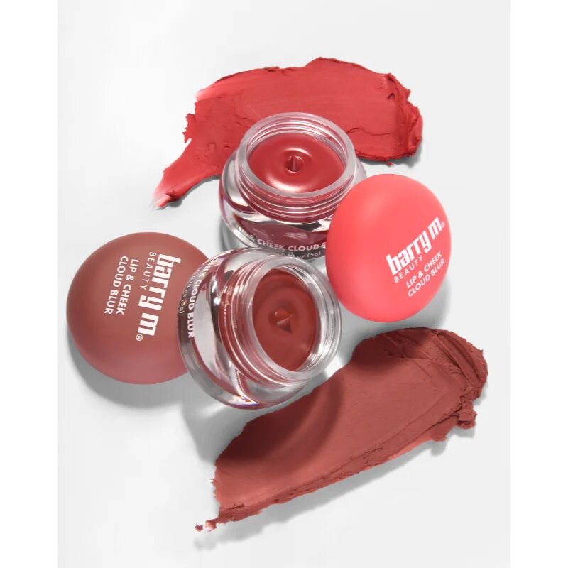 Barry M Cloud Blur multifunkcionális smink ajkakra és arcra árnyalat Strawberry Jam 5 g