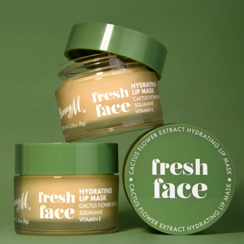 Barry M Fresh Face hidratáló maszk az ajkakra árnyalat Cactus 8 g