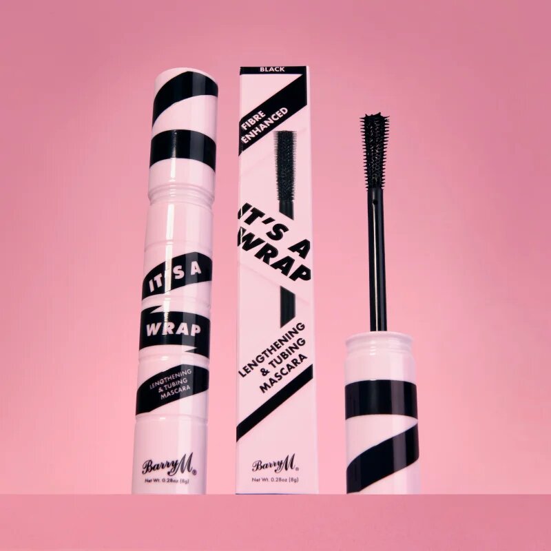Barry M It's A Wrap dúsító és hosszabbító szempillaspirál árnyalat Black 8 g