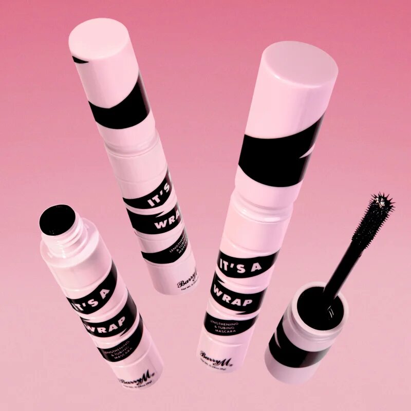 Barry M It's A Wrap dúsító és hosszabbító szempillaspirál árnyalat Black 8 g