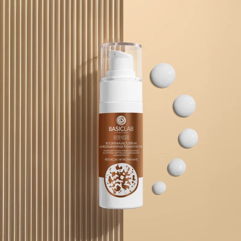 BasicLab Cosmetology Esteticus éjszakai szérum a pigment foltok ellen 30 ml