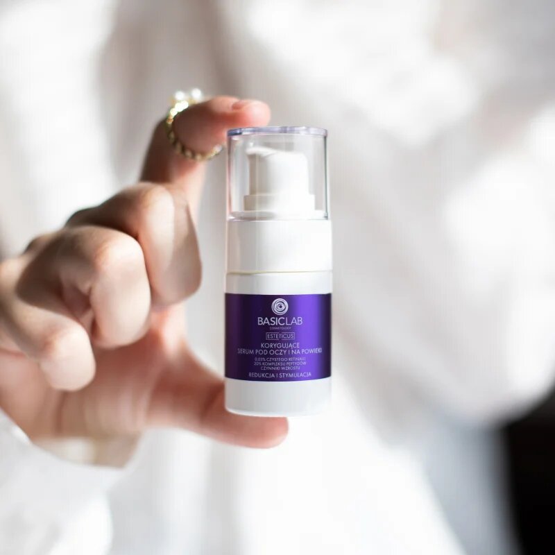 BasicLab Cosmetology Esteticus fiatalító szérum szemkörnyékre a feszes bőrért 15 ml