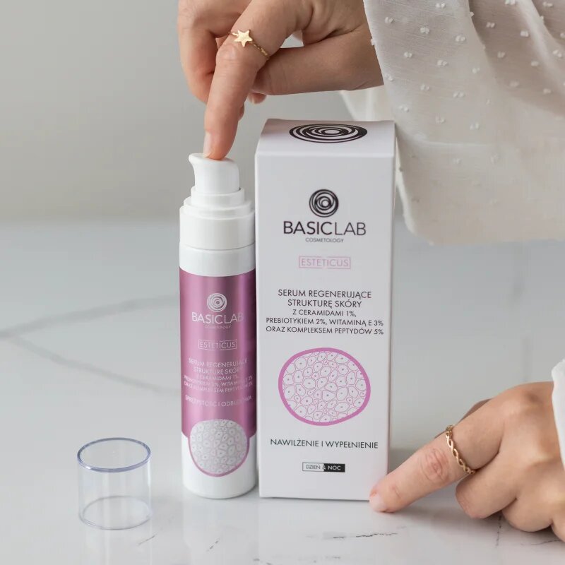 BasicLab Cosmetology Esteticus regeneráló arcszérum ceramidokkal 50 ml