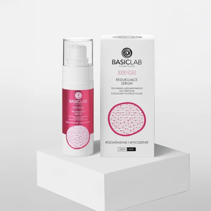 BasicLab Cosmetology Esteticus Szérum a visszerek és pirosság 15% Azelaic Acid 30 ml