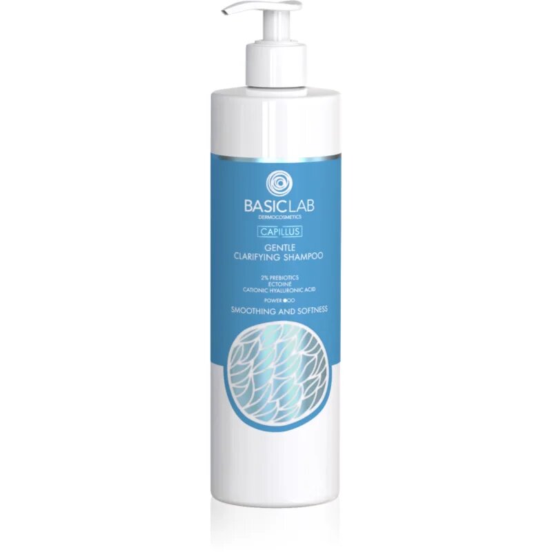 BasicLab Dermocosmetics Capillus finom állagú tisztító sampon a száraz és érzékeny fejbőrre 300 ml