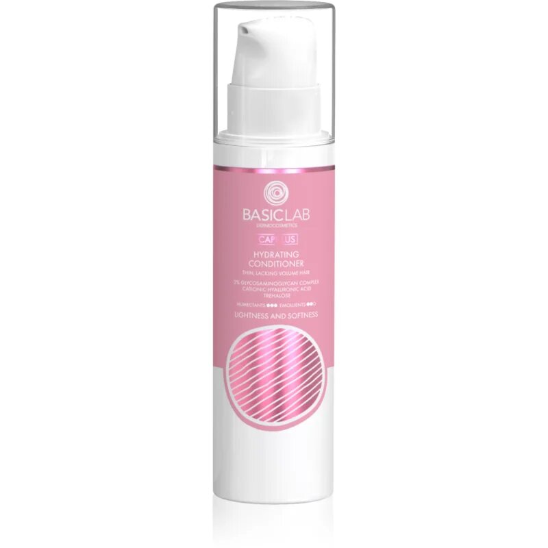 BasicLab Dermocosmetics Capillus könnyű kondicionáló hidratáló hatással 250 ml