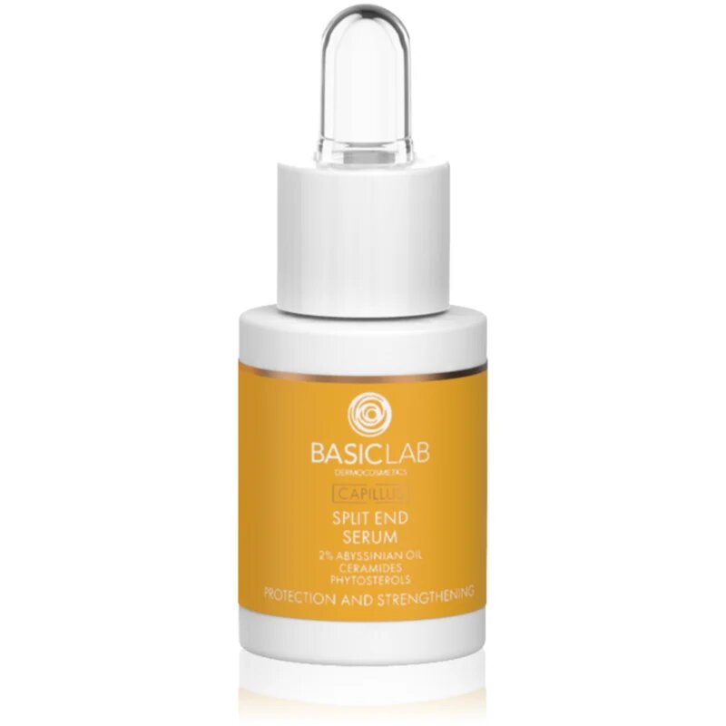 BasicLab Dermocosmetics Capillus olajos szérum a töredezett hajvégekre 15 ml
