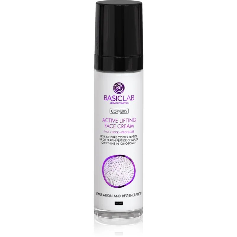 BasicLab Dermocosmetics Copperis aktív lifting krém éjszakára 50 ml