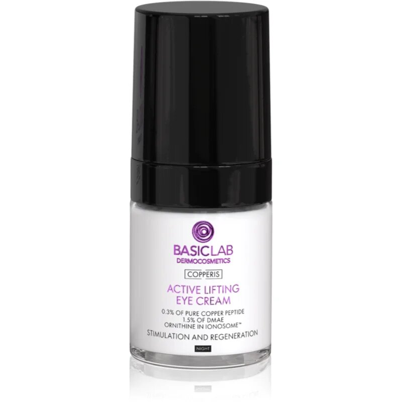 BasicLab Dermocosmetics Copperis liftinges szemkrém éjszakára 18 ml