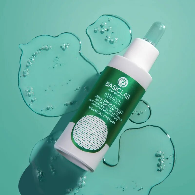 BasicLab Dermocosmetics Esteticus könnyű arcszérum zsíros és problémás bőrre 30 ml