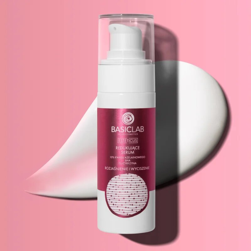 BasicLab Dermocosmetics Esteticus Szérum a visszerek és pirosság 10% Azelaic Acid 30 ml