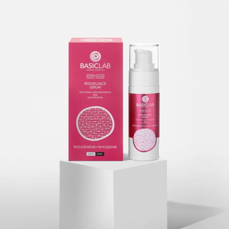 BasicLab Dermocosmetics Esteticus Szérum a visszerek és pirosság 10% Azelaic Acid 30 ml