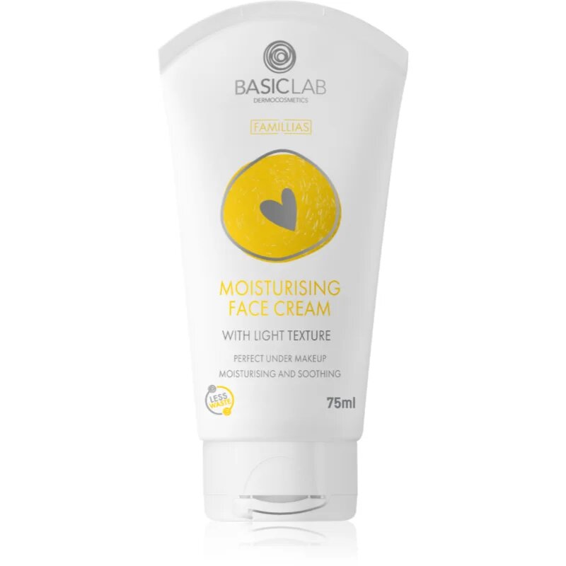 BasicLab Dermocosmetics Famillias könnyű hidratáló krém az arcra 75 ml