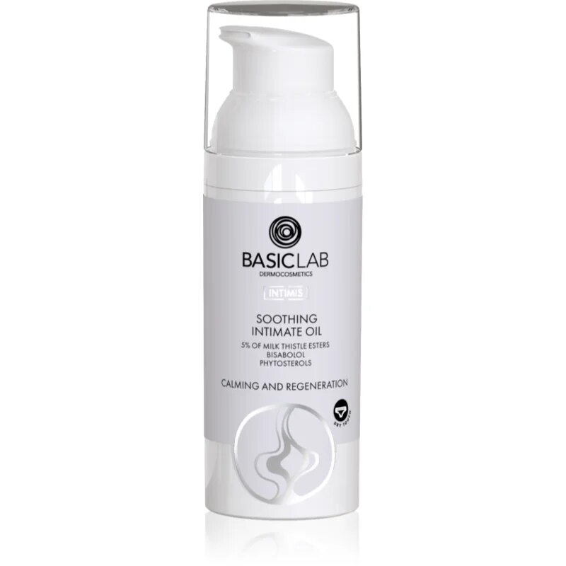 BasicLab Dermocosmetics Intimis intim olaj nyugtató hatással 50 ml