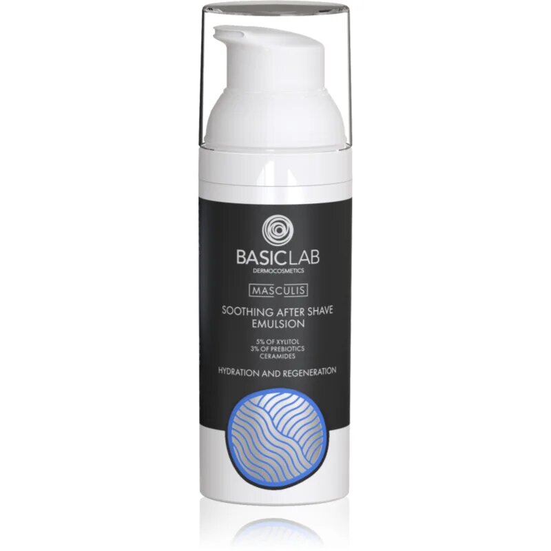 BasicLab Dermocosmetics Masculis nyugtató emulzió borotválkozás után 50 ml