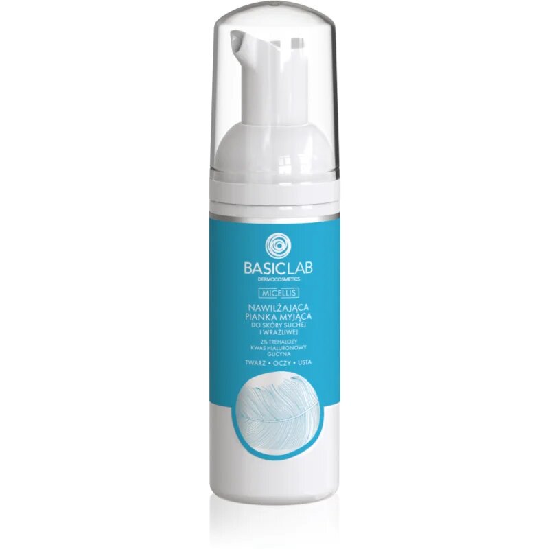 BasicLab Dermocosmetics Micellis finoman tisztító hab száraz és érzékeny bőrre 50 ml