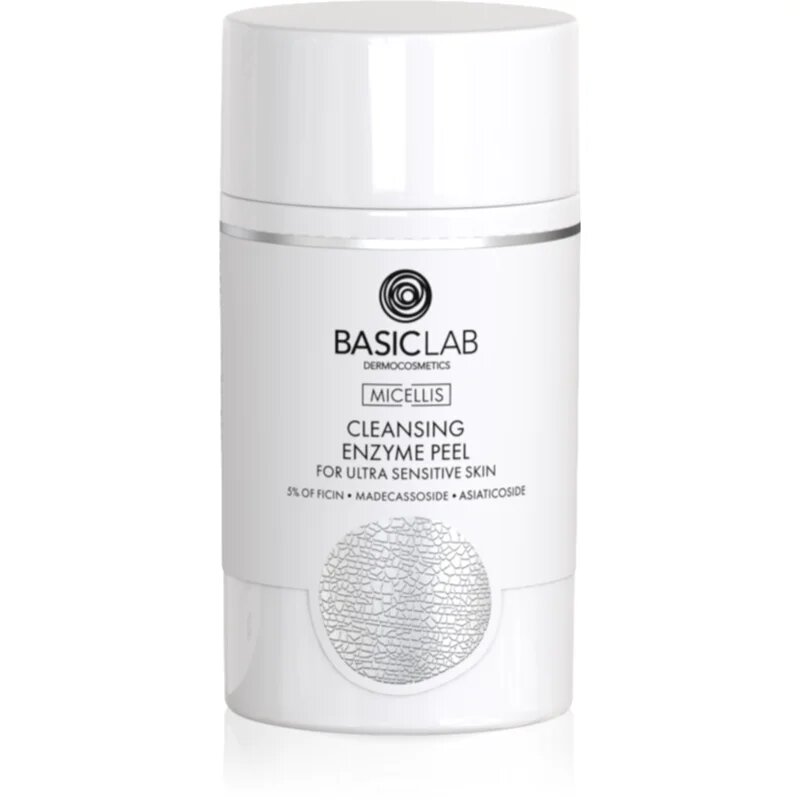 BasicLab Dermocosmetics Micellis gyengéd enzimatikus peeling a nagyon érzékeny bőrre 35 g