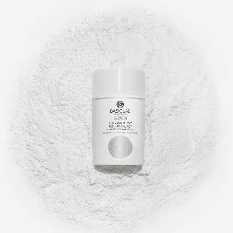 BasicLab Dermocosmetics Micellis gyengéd enzimatikus peeling a nagyon érzékeny bőrre 35 g
