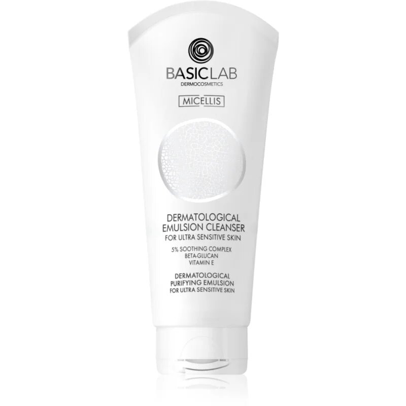 BasicLab Dermocosmetics Micellis gyengéd tisztító emulzió a nagyon érzékeny bőrre 100 ml