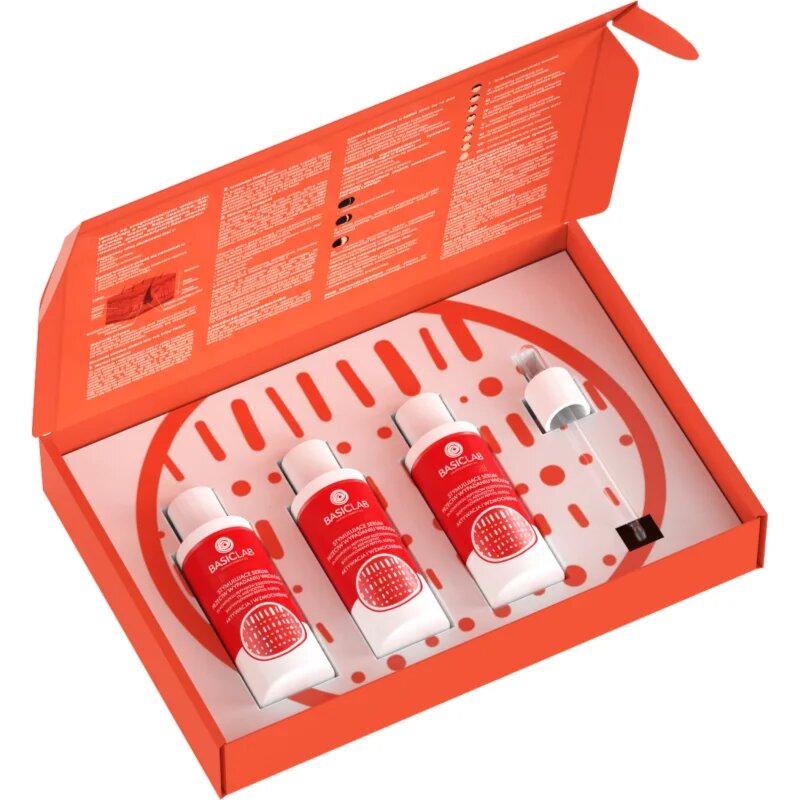 BasicLab Dermocosmetics Trichologis szett hajhullás ellen