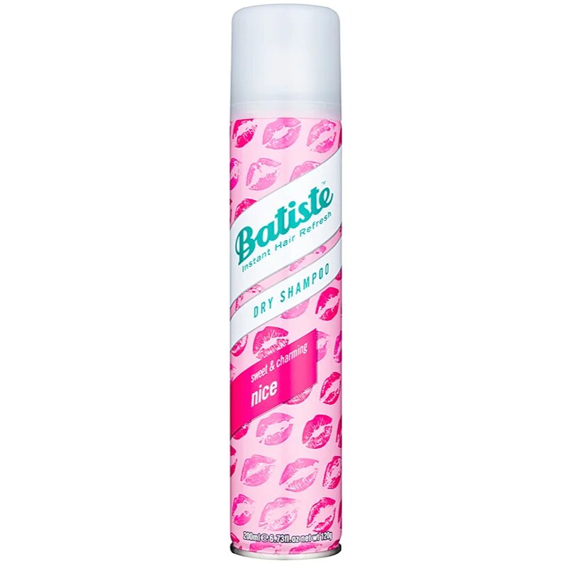 Batiste Nice száraz sampon a felesleges faggyú felszívódásáért és a haj frissítéséért 200 ml