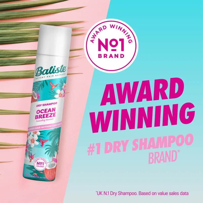 Batiste Ocean száraz sampon virág illattal 200 ml