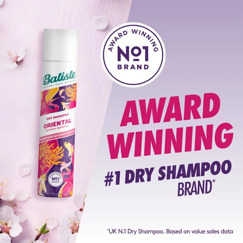 Batiste Oriental Jasmine Opulence száraz sampon minden hajtípusra 200 ml