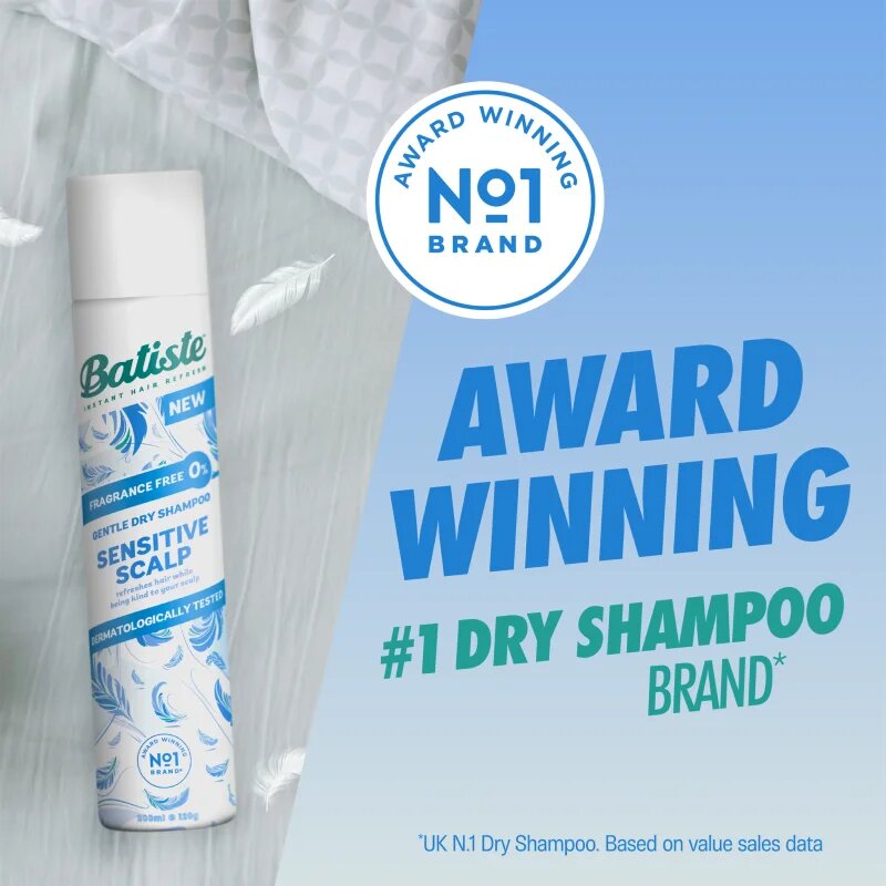 Batiste Sensitive száraz sampon érzékeny fejbőrre 200 ml