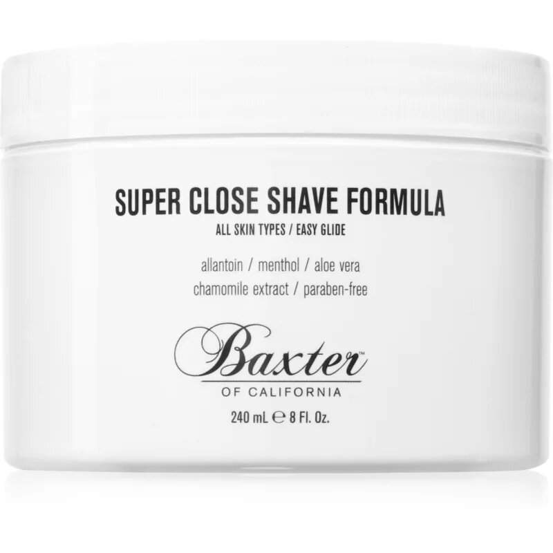 Baxter of California Super Close Shave borotválkozási krém 240 ml