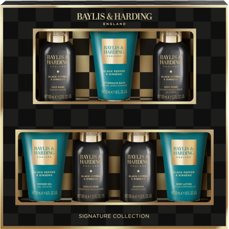 Baylis & Harding Black Pepper & Ginseng ajándékszett uraknak