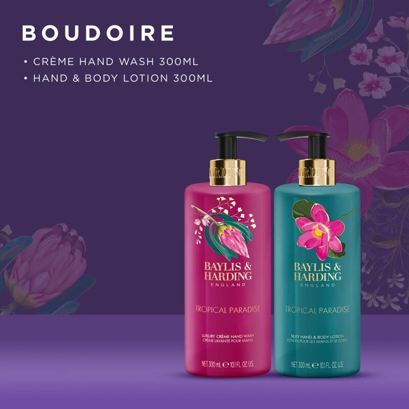 Baylis & Harding Boudoire Tropical Paradise ajándékszett kézre