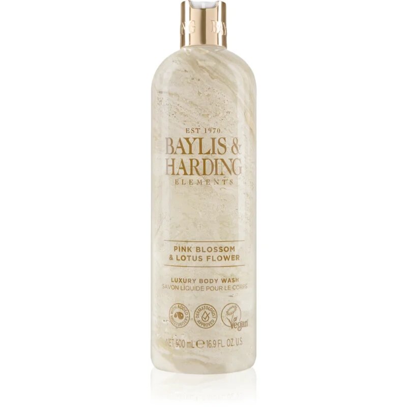 Baylis & Harding Elements Pink Blossom & Lotus Flower fényűző tusfürdő gél 500 ml