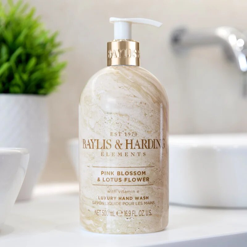 Baylis & Harding Elements Pink Blossom & Lotus Flower folyékony szappan 500 ml