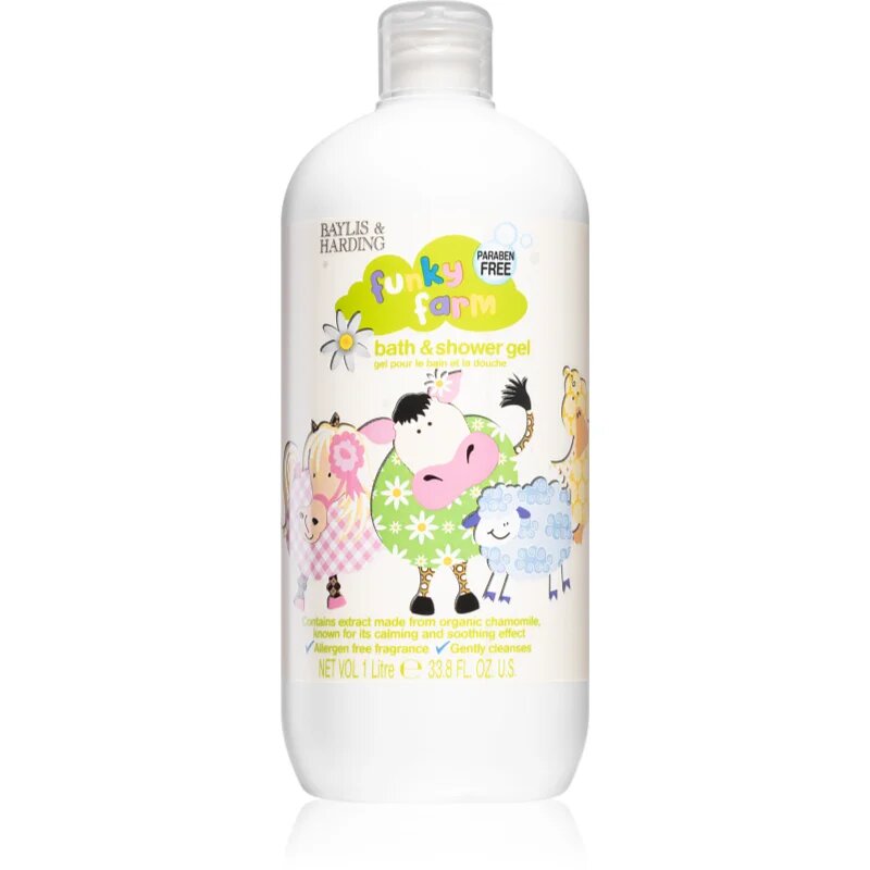 Baylis & Harding Funky Farm tusoló- és fürdőgél 1000 ml