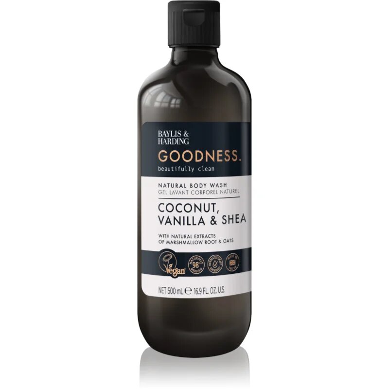 Baylis & Harding Goodness Coconut Vanilla & Shea természetes tusoló gél 500 ml