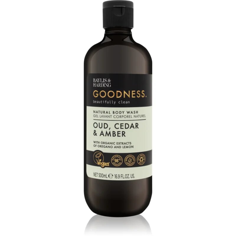 Baylis & Harding Goodness Oud Cedar & Amber tusfürdő gél 500 ml