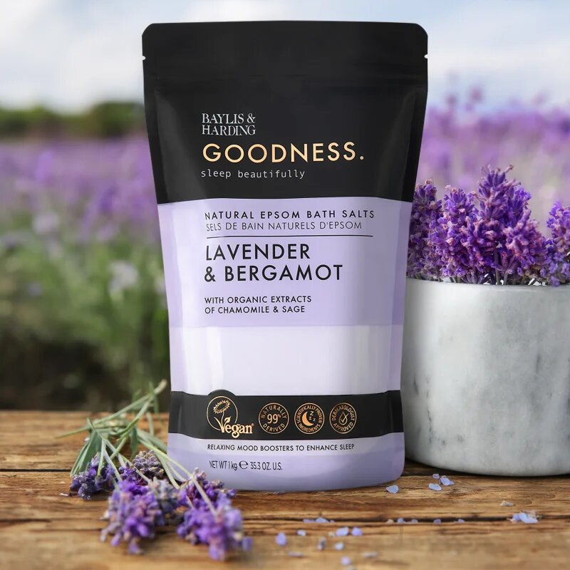 Baylis & Harding Goodness Sleep Beautifully fürdősó levendulával 1 kg