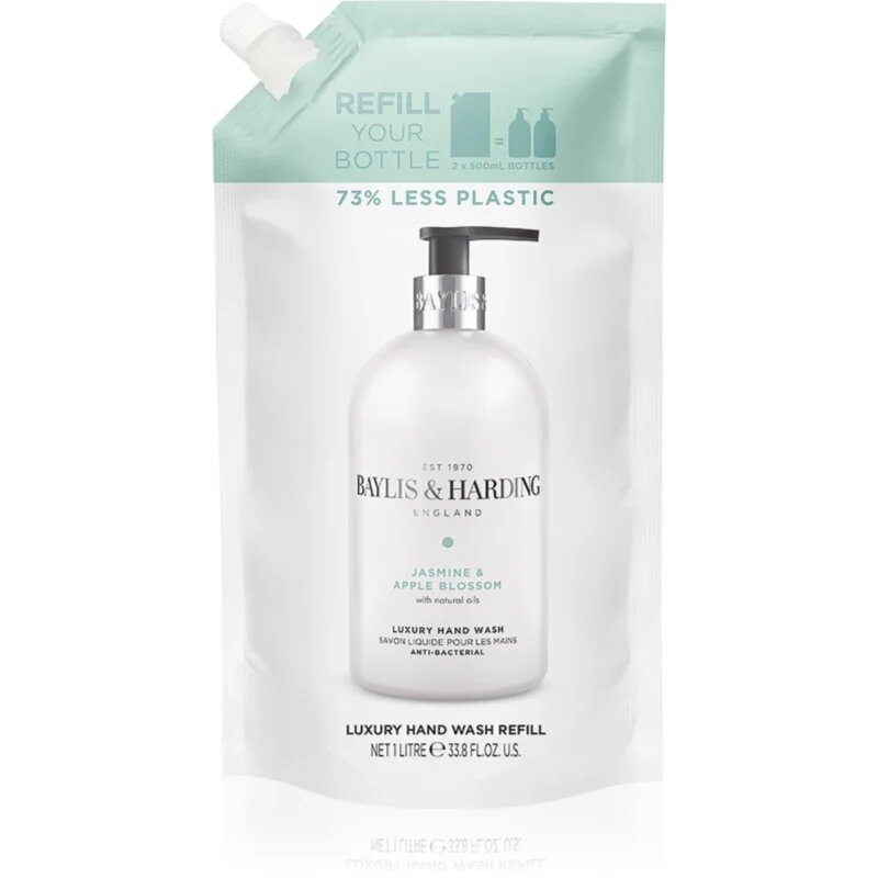 Baylis & Harding Jasmine & Apple Blossom folyékony szappan utántöltő 1000 ml