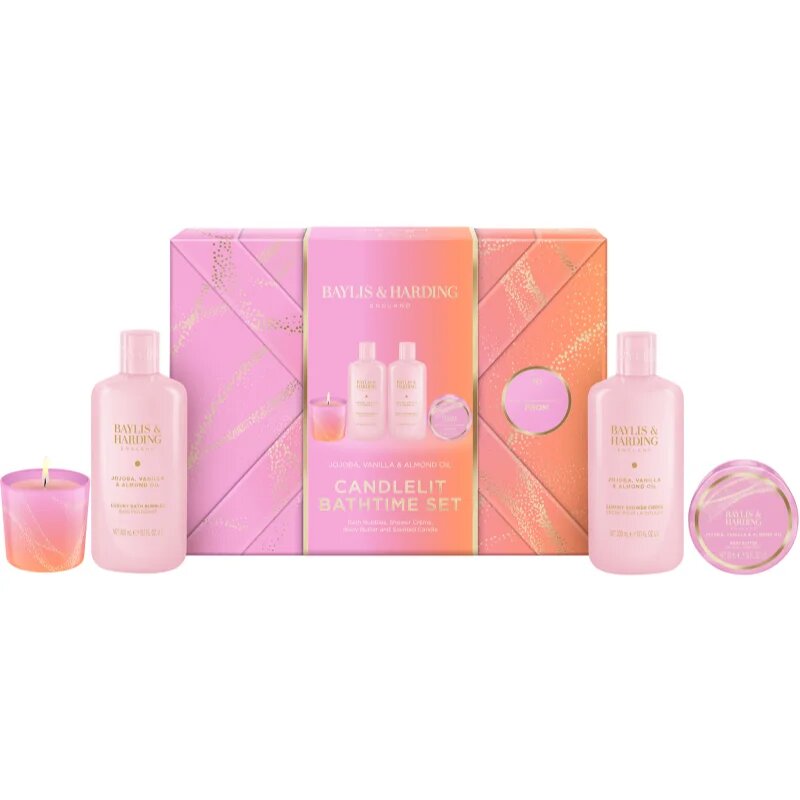 Baylis & Harding Jojoba Vanilla & Almond Oil ajándékszett fürdőbe