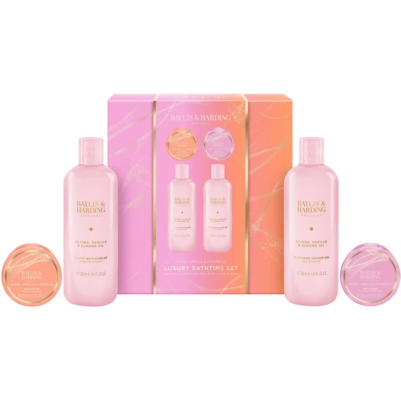 Baylis & Harding Jojoba Vanilla & Almond Oil ajándékszett testre