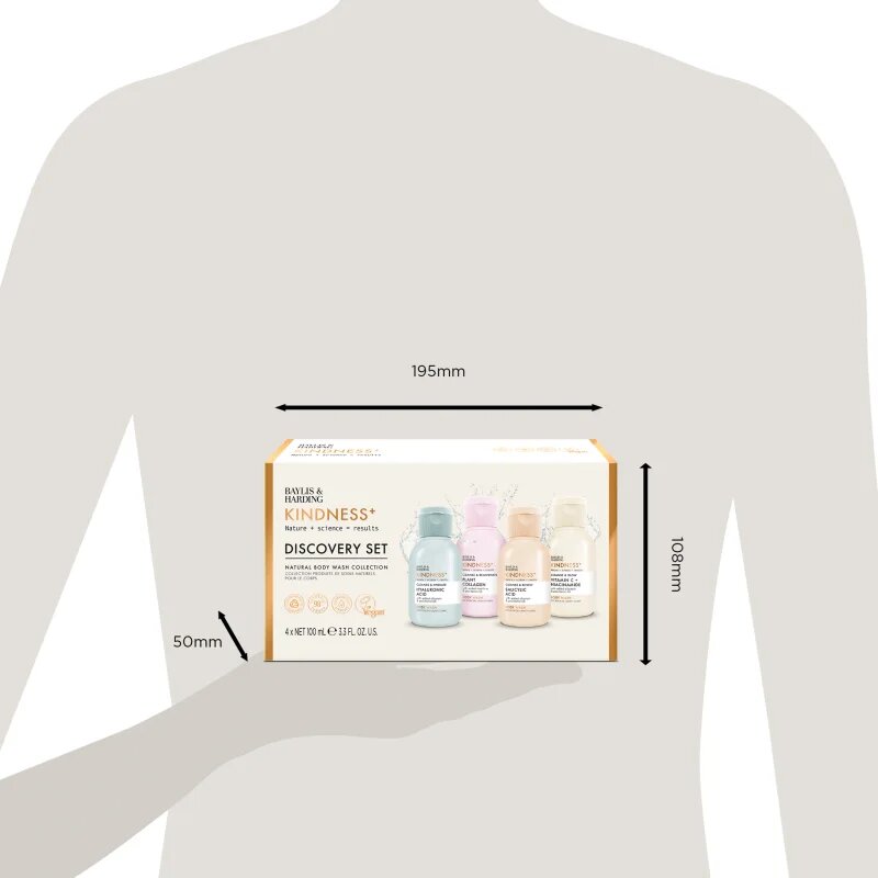 Baylis & Harding Kindness+ Discovery Set ajándékszett zuhanyba
